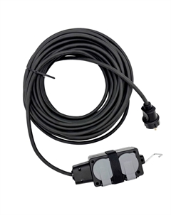 Удлинитель 4-гнездн. 20м с/кр серая УХз-10-4-20-Р КГ3х1,0 Элект