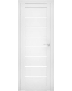 Дверное полотно Flash eco 01 ,белый, 80х200,основное стекло Юни