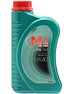 Масло моторное синтетическое М1 ONE OILPRO SAE 5W-40 SM/CF, 0,9 л M1