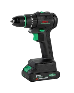 Дрель-шуруповерт акк ASBP-20 DNM-2 BMC 20В ударн 45Нм 2х2Ач зу Dwt