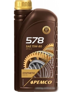 Трансмиссионное масло 578 75W-80 1л Pemco