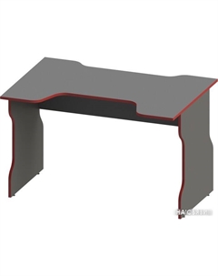 Геймерский стол Vardig К1 (антрацит/красный) Mebelain
