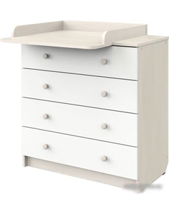 Детский комод Odin (бодега светлая/белый) Атон мебель