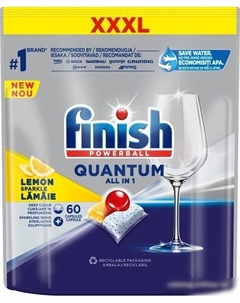 Капсулы для посудомоечной машины Powerball Quantum All in 1 Lemon (60 шт) Finish