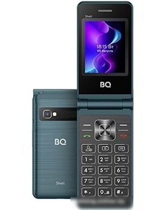 Кнопочный телефон BQ BQ-2411 Shell (бирюзовый) Bq