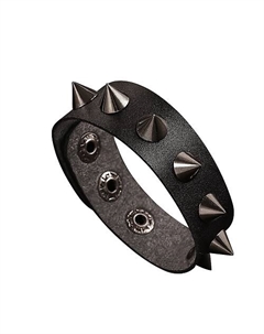 Браслет с шипами кожаный на руку Wellness. ultracare