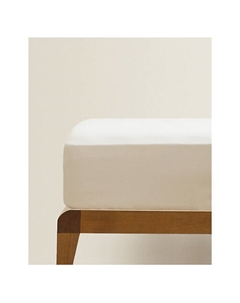 Простыня на резинке плотностью 300 нитей 90 x 200 x 30 см Zara home