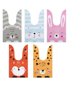 Набор детских подарочных пакетов Funny friends, 30 штук Meshu