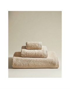 Хлопчатобумажное махровое банное полотенце 500 г/м2 30 x 50 см Zara home