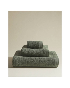 Хлопчатобумажное махровое банное полотенце 500 г/м2 30 x 50 см Zara home