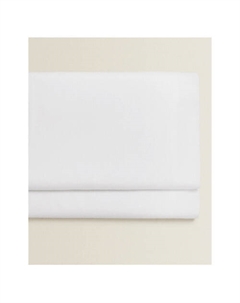 Простыня из хлопкового перкаля 500 нитей 290 x 280 см Zara home