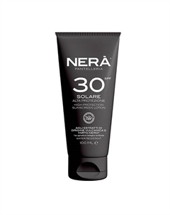 Крем для тела солнцезащитный SPF 30 Solare Alta Protezione 100 Nera pantelleria