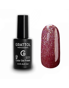 Гель-лак с блестками Агат Grattol