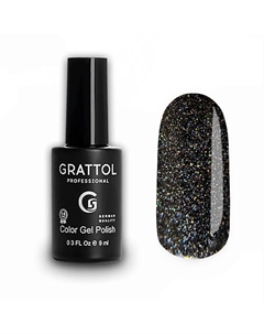 Гель-лак с блестками Агат Grattol
