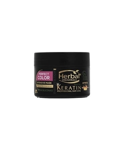Интенсивная маска фито-кератин Защита цвета окрашенных волос Keratin Professional Hair Care Intensive Mask 300 Herbal