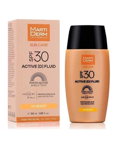 Солнцезашитный крем Sun Care Active (D) Fluid SPF 30+ 50 Martiderm