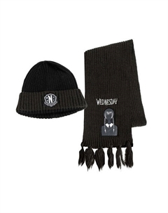 Шапка и шарф Wednesday