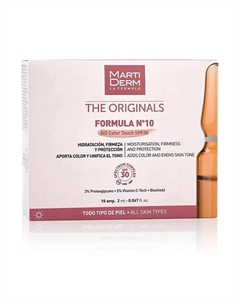 Ампулы The Originals Formula Nº10 HD Color Touch SPF30 20 Martiderm