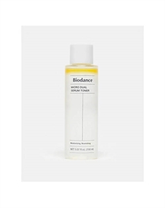 Двухфазный питательный тонер с маслами и гиалуроновой кислотой Micro Dual Serum Toner 150 Biodance