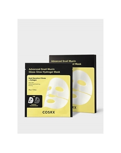 Гидрогелевая маска Advanced Snail Mucin Glass Glow 34 Cosrx