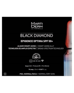 Антивозрастные ампулы Black Diamond Epigence Optima SPF 50+ 20 Martiderm