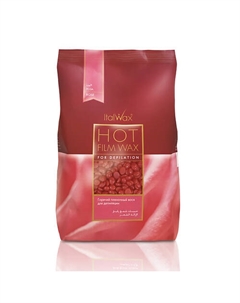 Воск горячий (пленочный) в гранулах для депиляции Роза 500 Italwax
