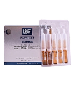 Обновляющие ночные ампулы Platinum Night Renew 60 Martiderm