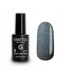 Гель-лак с блестками Агат Grattol