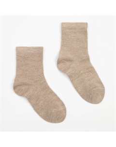 Носки детские шерстяные Super fine, бежевые, размер 3 (3-4 года) Eurowool