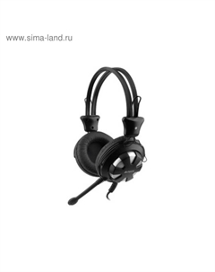 Наушники с микрофоном A4Tech HS-28 1.8м мониторы оголовье (HS-28 (BLACK)) черный A4tech