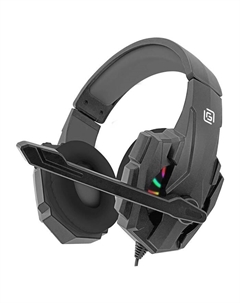 Наушники с микрофоном Оклик HS-L355G черный 1.8м мониторные оголовье (1939807) Oklick