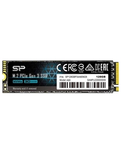 Накопитель SSD Silicon Power PCIe 3.0 x4 128GB SP128GBP34A60M28 M-Series M.2 2280 Silicon power