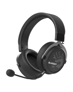 Наушники с микрофоном A4Tech Bloody MR590 Sports черный 1.5м мониторные BT/Radio/3.5mm огол  106857 A4tech