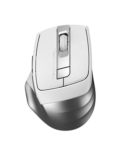 Мышь A4Tech Fstyler FG35 серебристый/белый оптическая (2000dpi) беспроводная USB (6but) A4tech