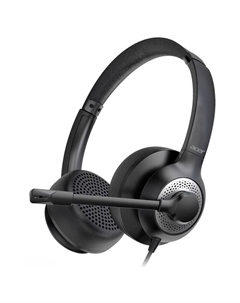 Наушники с микрофоном Acer OHW309 черный 1.6м накладные USB оголовье (ZL.HDSEE.004)