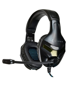 Наушники с микрофоном Оклик HS-L370G ECLIPSE черный 2м мониторные оголовье (1090730) Oklick