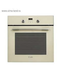 Духовой шкаф Lex EDP 092 IV, электрический, 60 л, класс А, бежевое стекло