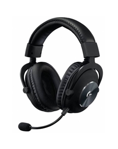Наушники с микрофоном Logitech G Pro X черный 2м мониторные оголовье (981-000819)