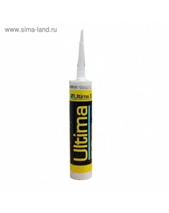Герметик S силиконовый санитарный белый 280 мл Ultima