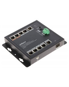 Коммутатор Dahua DH-PFS3111-8ET-96-F 10x1Гбит/с 6PoE+ 2PoE++ 96W неуправляемый