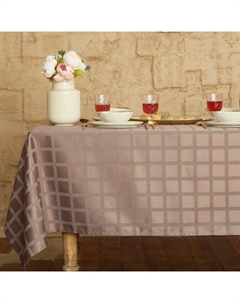 Скатерть "" Geometry 150*220 +/-3см, цв.кофейный, пл. 192 г/м2, хл с ВГМО Этель