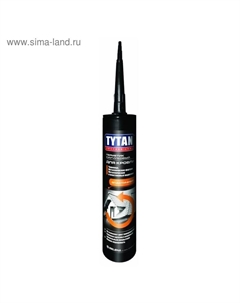 Герметик Professional (91615), каучуковый, для кровли, чёрный, 310 мл Tytan
