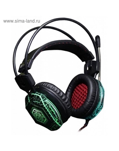 Наушники с микрофоном Oklick HS-L500G TOXIC 2.2м мониторы оголовье (HS-L500G) черный