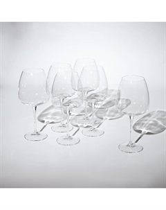 Бокалы для вина Anser, 770 мл, набор 6 шт., стекло, прозрачные Crystal bohemia