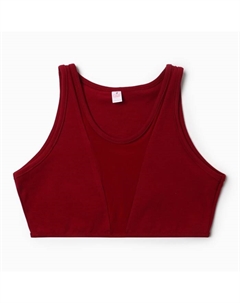 Топ женский, бордовый, размер 48 (XL) Ots