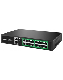 Коммутатор Netis P116GC (L2) 18x1Гбит/с 16PoE+ 240W неуправляемый