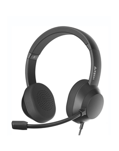 Наушники с микрофоном A4Tech Fstyler FH150U черный 2м накладные USB оголовье (FH150U BLACK)  106857 A4tech