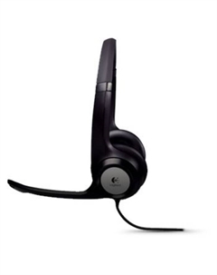 Наушники с микрофоном Logitech H390 черный 1.9м накладные USB оголовье (981-000803)