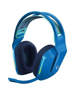 Наушники с микрофоном Logitech G733 Lightspeed синий накладные Radio оголовье (981-000943)  1068581