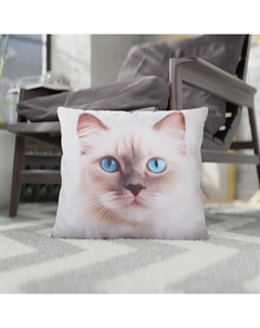 Подушка декоративная «Голубоглазик», 38×38 см, микрофибра Этель